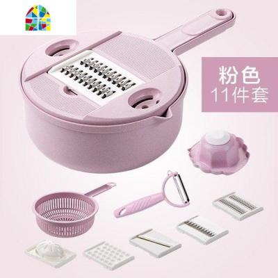 抱丝器 家用萝卜刨丝器 老式大号仿刀切丝器卷心菜挂土豆皮防刮手 FENGHOU 8件套