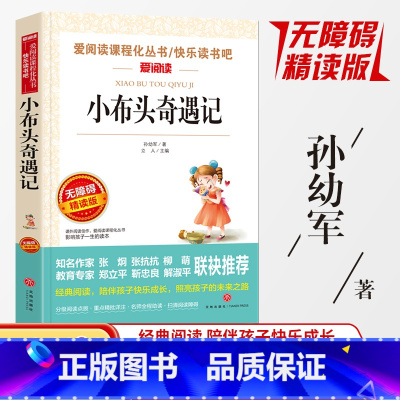 小布头奇遇记 [正版]同系列3本28元小布头奇遇记中国儿童文学世界名著青少年版 7-9-12岁三四五六七年级中小学生课外