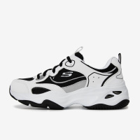 Skechers/斯凯奇女鞋新款厚底熊猫鞋缓震运动鞋复古休闲鞋896256-WBK ZP