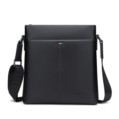 斯妮拉英皇保罗欧美时尚真皮男士包包2024新款时尚单肩斜挎包商务牛皮小背包小包