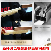 家柏饰(CORATED)新款导轨蚊帐u型轨道支架公主风加密加厚1.5米床1.8m双人家用纹账