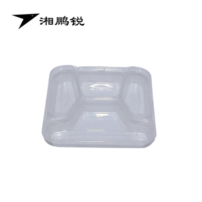 湘鹏锐 塑料饭盒 连体四格1000ML 150套 箱