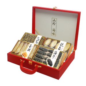 菌益山珍海味礼盒海参鲍鱼鱼胶石斛干货滋补品年货送长辈过年送礼