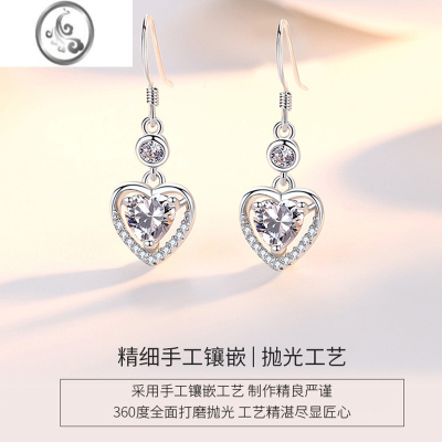 JiMi999银银耳环耳饰女小众设计感高级轻奢2023新款气质耳坠耳钉