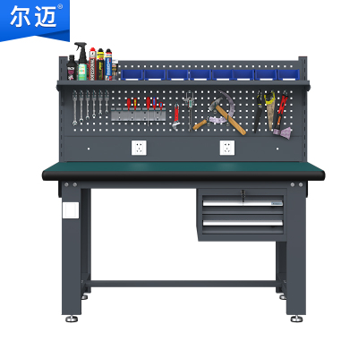尔迈 重型维修工具台电子维修焊接工作台防静电工作台操作台1.2米 BF款