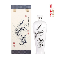 52度春夏秋冬墨虾图酒 浓香型白酒2.5L单坛装