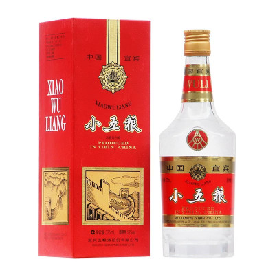 五粮液宜宾小五粮 52度375ml*1瓶浓香型白酒盒装