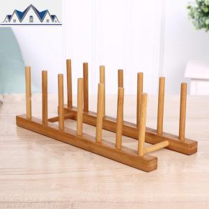 日式简约碗架沥水碟架书架CD架家用多功能厨房置物架木质竹架子 三维工匠 默认颜色