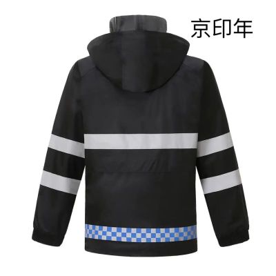 京印年 JYN-6 均码 分体式 雨衣 (计价单位:件) 黑色 穿着合身自然 拉链不易卡位 衣袖弹力适中