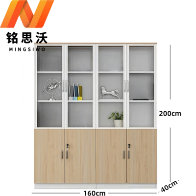 铭思沃四门书柜A4个