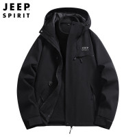 JEEPspirit保暖内胆棉服男可卸外套秋冬三合一加厚两件套6777