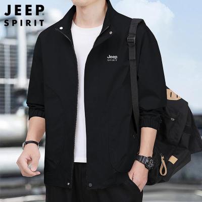 JEEPspirit夹克男士春秋商务休闲透气舒适男外套8701