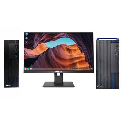 清华同方超翔TZ830-V3兆芯KX-U6780A/32G/512G+1T/2G独显/23.8英寸显示器/国产操作系统套