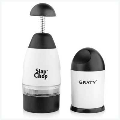 按压蒜器 拍拍刀捣蒜器按拍大蒜切蒜百变排蒜抖音手动剁蒜器快速 敬平 [双杯]-WWXG研磨碗(碎物器)