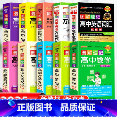 [2025新版]高中语文 古诗文+文言文 全国通用 [正版]2025高中英语词汇3500词乱序版高考同步单词词典必背随身