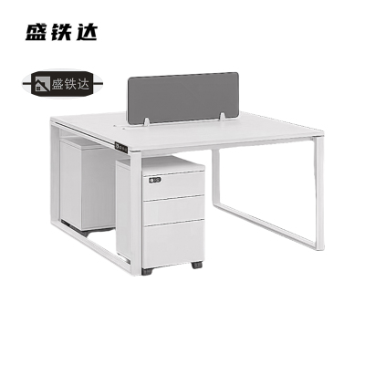 盛铁达 含柜办公桌1200*1200*750mm STD-XTBG37 张