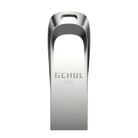 杰储(GCHUL) U130 旭日系列 32G USB3.1 防水防震高速U盘/优盘 (计价单位:个) 银色