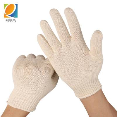 阿祺果 纯棉手套 60g 双 纯棉手套 60g