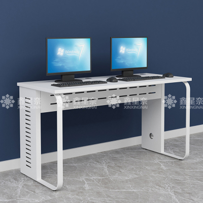 鑫星奈XXN3111622钢架电脑桌培训桌机房电脑桌学习桌课桌 双人位M款