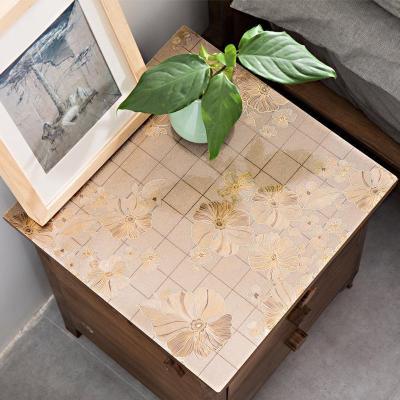 家柏饰(CORATED)床头柜垫子防水防烫防油免洗防尘餐桌布透明桌垫pvc软玻璃垫桌布