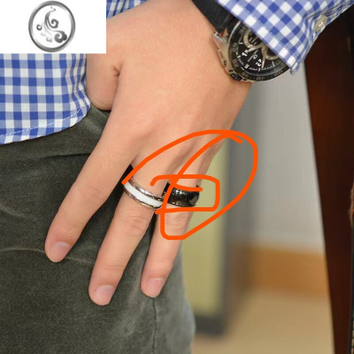 JiMi素圈情侣戒指女银银设计小众2021年新款潮网红轻奢高级感潮流