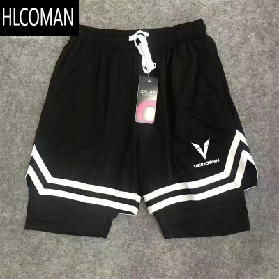 HLCOMAN维动运动裤男生美式篮球训练裤三分不过膝骑行短裤假速干高弹