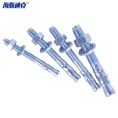 海斯迪克 HK-541 强力车修壁虎W12.27螺栓 碳钢蓝白锌电梯用 M8×120 (P1.25) 40个