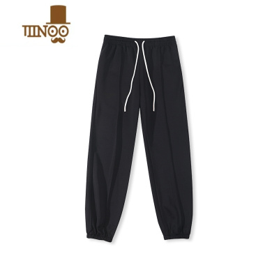 YANXU夏季运动长裤男美式速干卫裤篮球跑步健身训练裤冰丝薄款透气球裤