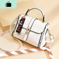 斜挎女包2020年新款潮大容量包锁扣包白色手提包夏季百搭ins小包NEW LAKE女斜挎包