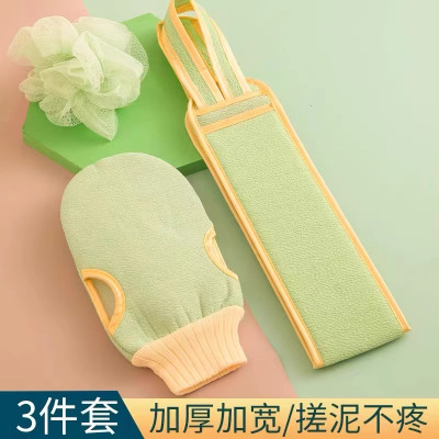 搓澡巾女士洗澡巾男手套女生不疼家用强力搓泥厚款粗砂绰搓背3759