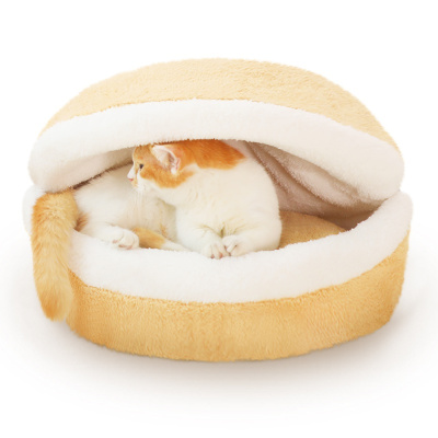 猫窝冬季保暖猫咪用品封闭式猫床深度睡眠四季通用网红猫咪窝冬天