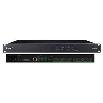 LAX 扩声系统专用 8×8数字音频媒体矩阵DA0808