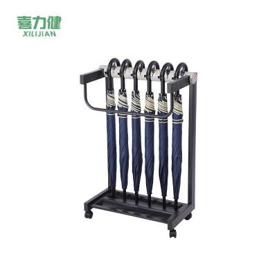 喜力健 雨伞收纳架 6头带锁伞架 套