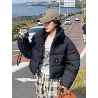 年新款女冬季短款棉服韩版小个子加厚棉衣棉袄宽松时尚外套潮