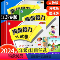 语文+数学+英语[共3册]江苏专用 三年级下 [正版]亮点给力大试卷一二三四五六年级下册语文数学英语苏教版SJ江苏译林版