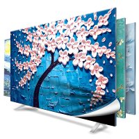 京城派 电视罩防尘罩套简约现代曲面电视机罩挂式液晶客厅37英寸50英寸盖 041发财树2 37-39寸(93*60cm)