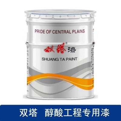 双塔 艳绿醇酸工程专用漆 C03-8 15kg/桶