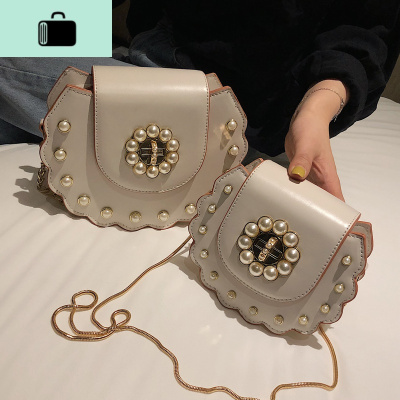 上新小包包女2020夏季新款潮韩版百搭斜挎包链条少女珍珠包单肩包NEW LAKE女斜挎包