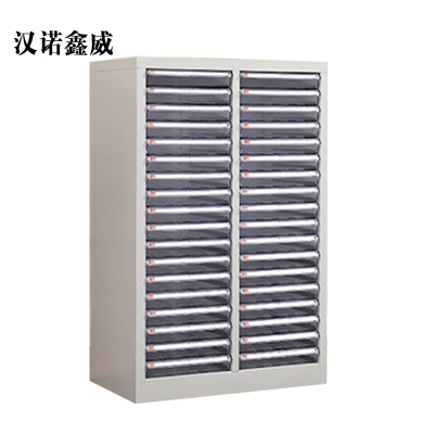 汉诺鑫威文件柜抽屉式票据多层分类箱档案柜合同资料架烘焙收纳样品柜36抽无门柜