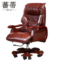 蕃蒂老板椅棕色把