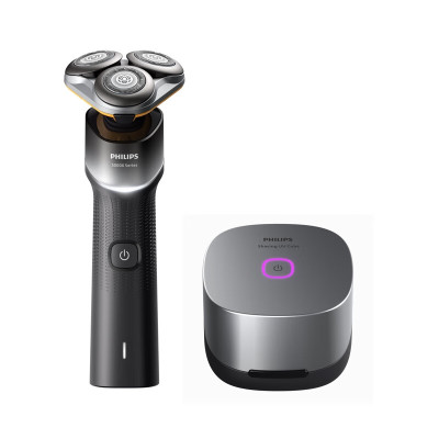 飞利浦剃须刀全新5系蜂巢X系列智能感应电动刮胡刀三刀头快充生日礼物男 X5102/10官方标配