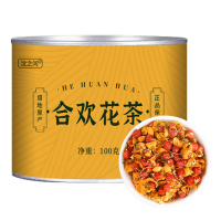 合欢花干花合欢花茶中药材正品睡眠茶泡水喝泡茶可搭夜交藤官方店