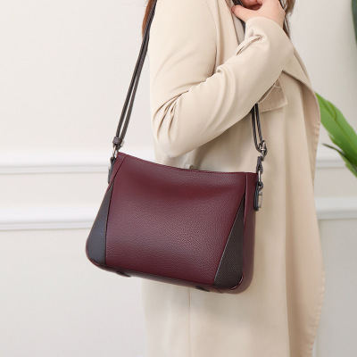 质感大容量女包包新款复古休闲百搭软皮通勤包洋气单肩斜挎包