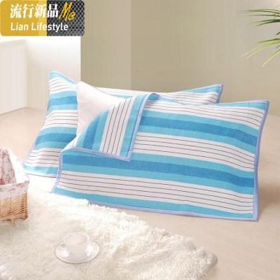 帆布枕巾 一对老粗布枕巾棉一对大号透气柔软帆 三维工匠