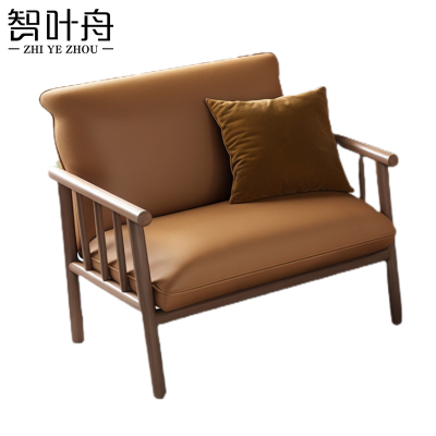 智叶舟沙发单人位62*73*77cm张