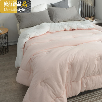 被子冬被双人春秋被芯加厚保暖太空被单人学生宿舍棉被芯空调被 三维工匠