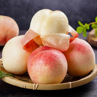 鲜贝达 桃子 蒙阴蜜桃净重4.5斤装桃子新鲜水果金秋红蜜