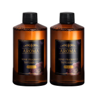 [2瓶装茉莉]五星级酒店专用香薰精油补充液大瓶卧室内家用持久房间熏香氛香水