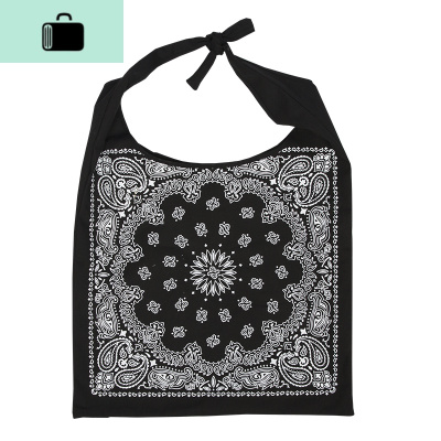 ins风佛系单肩包民族风黑色帆布袋简约大容量百搭包包个性背包NEW LAKE 双面印花黑色单肩女士单肩包