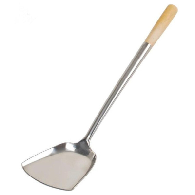 钰春鹏 木把锅铲炒菜铲子 小号 /1把